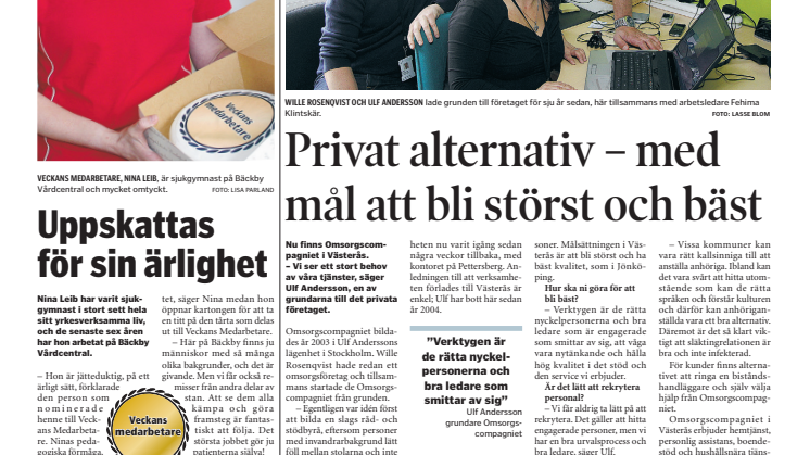 OC i Västerås Tidning