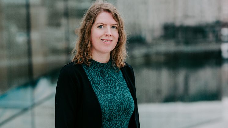 Stine Sørlie, nesteleder i Norsk Komponistforening. Foto. Renate Madsen, 2019.