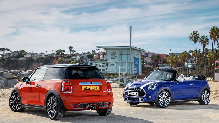 MINI Cooper S 3-dørs og MINI Cooper S Cabrio