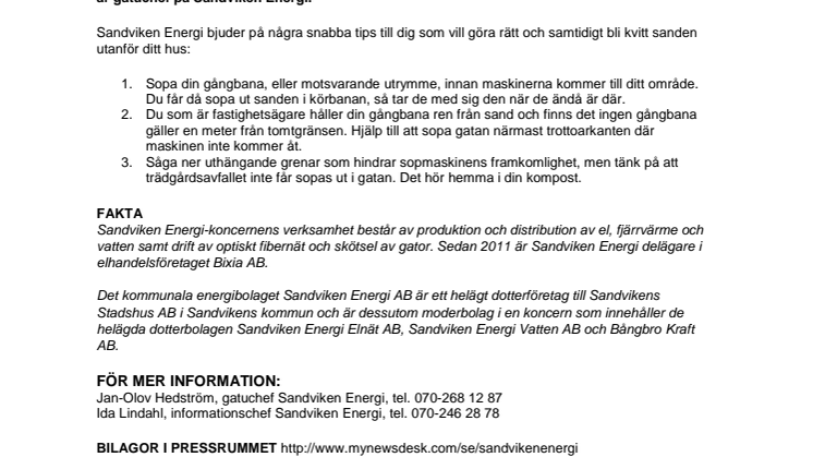 Ett säkert vårtecknen att sanden tas upp