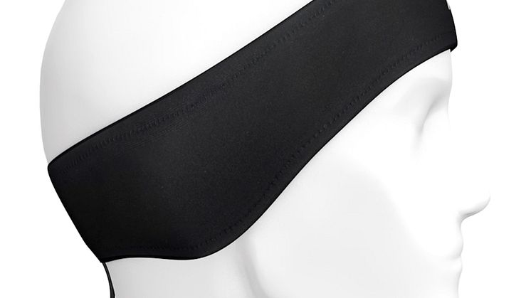 Pannband med Hörlurar från sidan