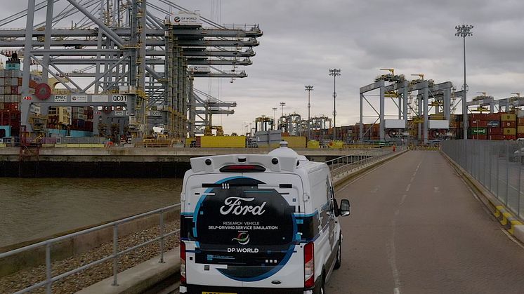 Ford DP World testprosjekt selvkjørende 2021