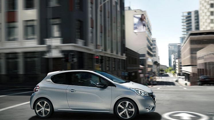 Peugeot 208 har opnået 5 stjerner i Euro NCAP´s test