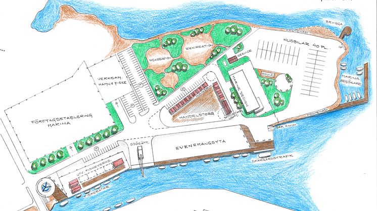 Visionsöverblick för Ronneby Marina