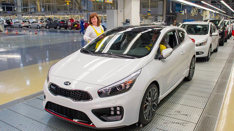 Kia har byggt 2 miljoner bilar i Europa