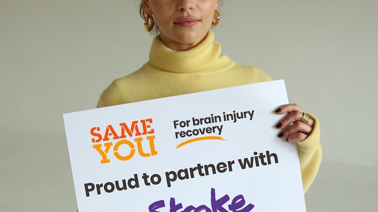 Emilia Clarke and SameYou proud to partner with the Stroke Association
