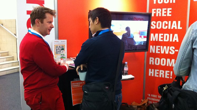 Mynewsdesk på Social Media World Forum i London