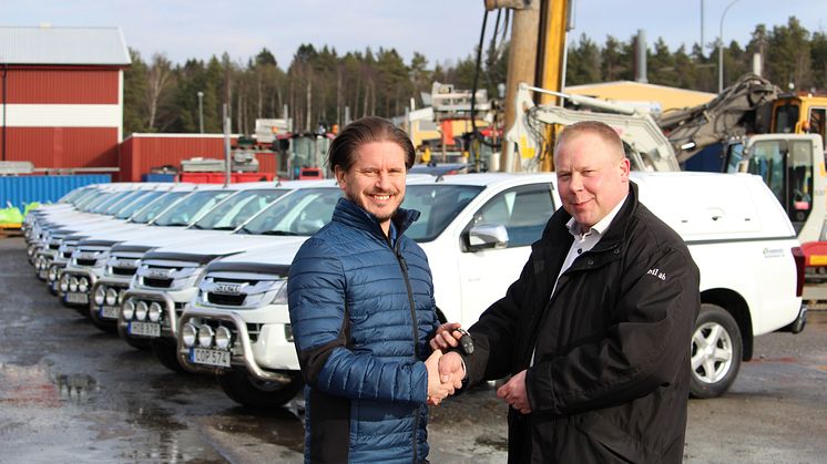 Rosenqvist Entreprenad valde Isuzu