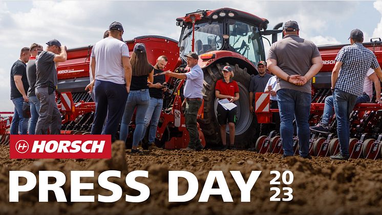 Anmäl dig till Horsch Pressdagar 2023 via länken.