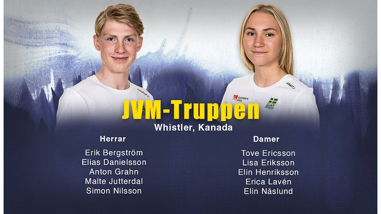 Sveriges längdskidtrupp till JVM är klar
