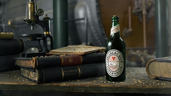 Carlsbergs laboratorium har återskapat historisk öl från 1883