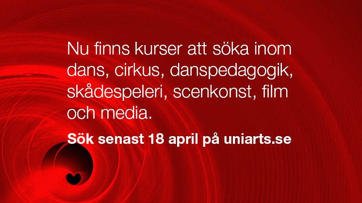 Många kurser att söka t.o.m 18 april