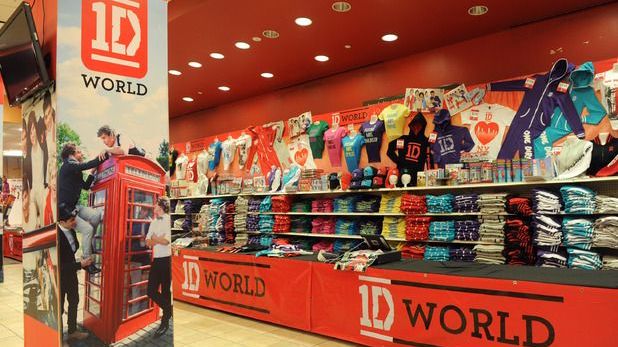 One Direction öppnar butiken 1D World i Stockholm – Europas första