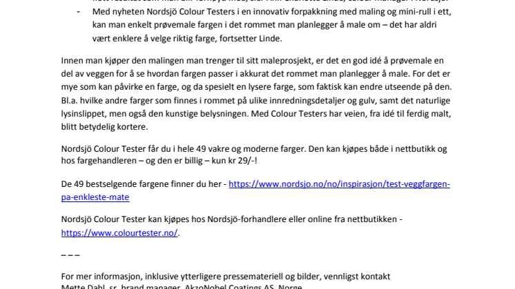 50% av forbrukere som skal male om hjemme mangler seltillitt når det kommer til fargevalget.