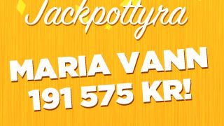 Maria från Kiruna vann 191 575 kronor på bingojackpott hos Miljonlotteriet!