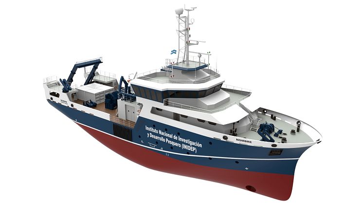 High res image - Kongsberg Maritime (Simrad) - INIDEP vessel