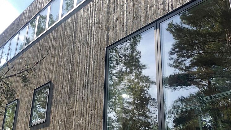 Rasmus och Anna har byggt sitt drömhus mitt ute i skogen.