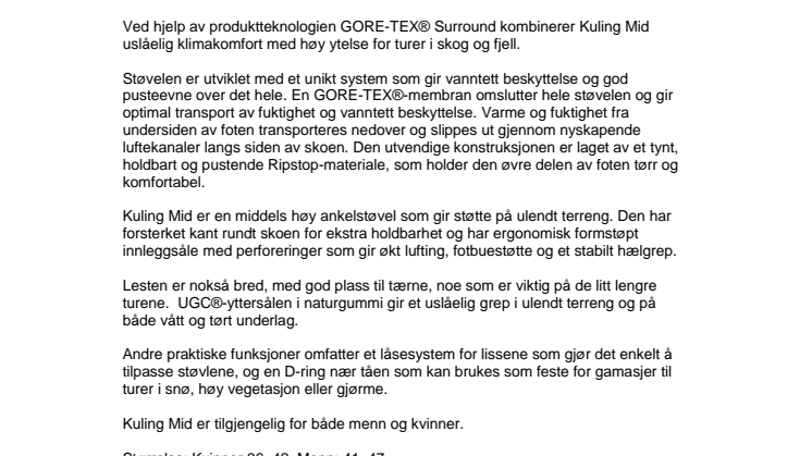 Vikings Kuling Mid - komplett klimakomfort med GORE-TEX Surround