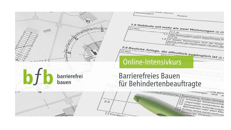 Barrierefreies Bauen für Beauftragte für Menschen mit Behinderungen
