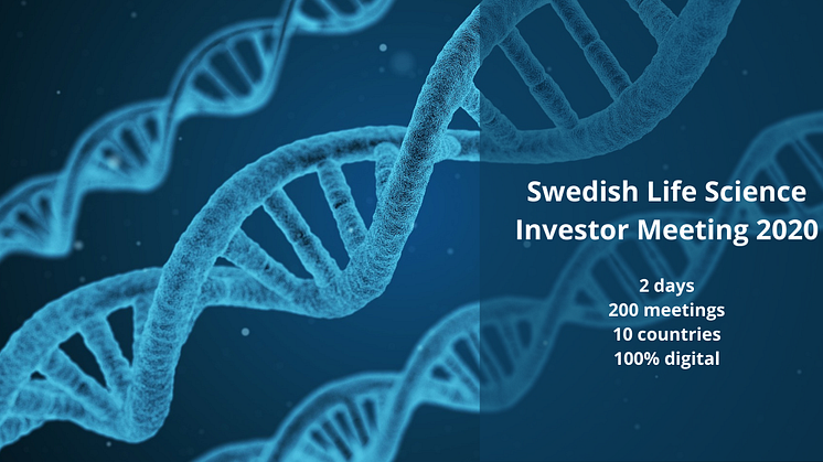 Digitalt investerarevent drar hundratals till möten med svenska life science bolag