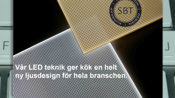 Ny LED teknik ger nu våra kök en helt ny ljusdesign för hela branschen.