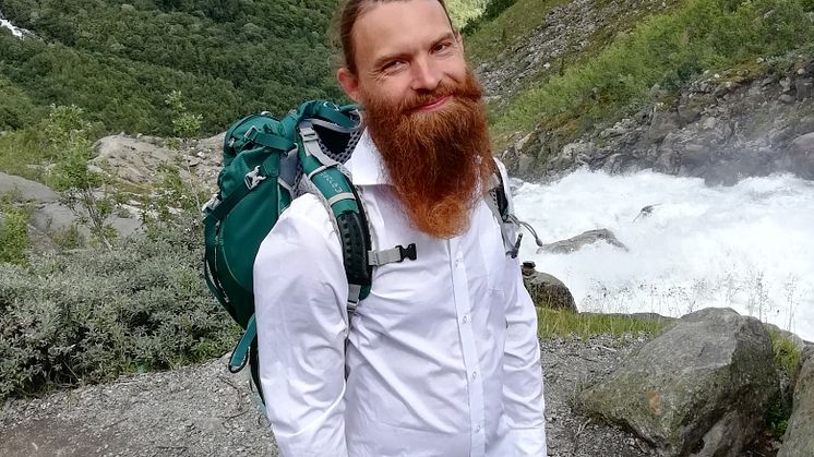 Jens Evaldsson, en av konsnärerna i Lyssna