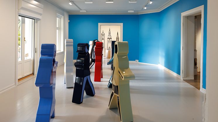 Julian Opie. Installation view JO.VRGF15@Moss. 2023. Foto_Eivind Lauritzen_5