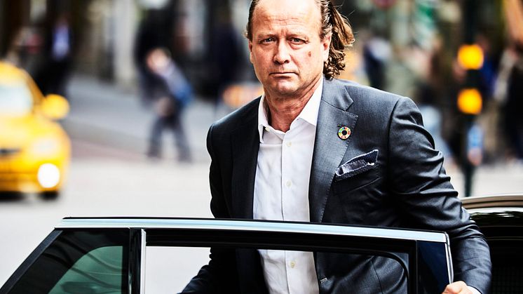 Jan Erik Saugestad,  vd på Storebrand Kapitalförvaltning ansvarar för att 600 miljarder investeras hållbart.
