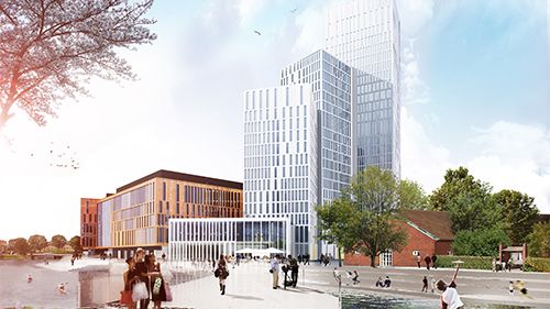 Svenska och internationella konstnärer tävlar om utsmyckning vid Malmö Live