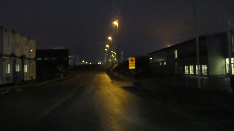 Göteborgs hamn miljösatsar - Synnerödsvägen får LED-bestyckad vägbelysning