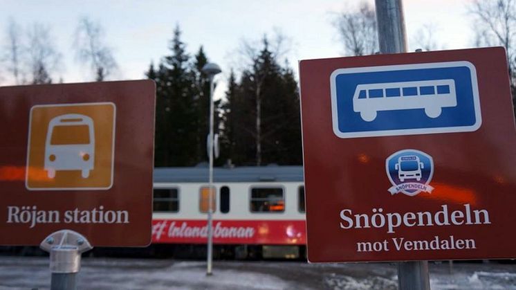 Ingen trafik på Inlandsbanan med Snötåget i vinter