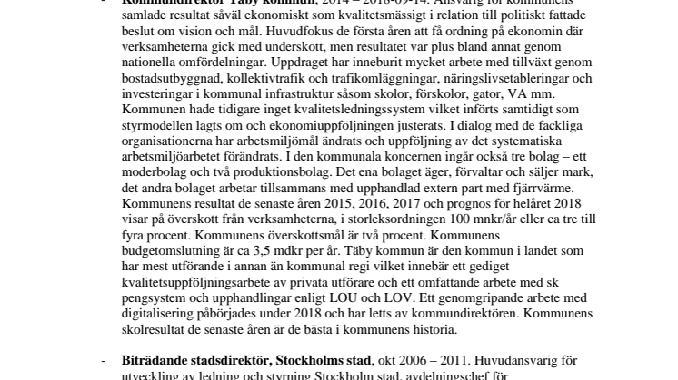 Region Stockholm får ny regiondirektör