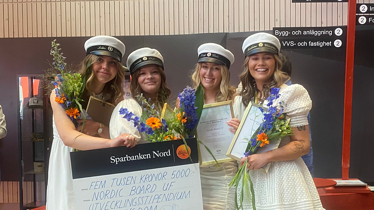 Från vänster: Joline Bjälldal, Amanda Dahl, Fanny Didic, Madeleine Iran Vennström