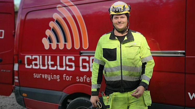 Geolog Sigmund Brekke Langelid er ny faglig ansvarlig og leder for feltoperasjoner i Cautus Geo.