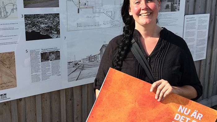 Elin Johansson skänker sin del av Kundmiljonen till Piteå båtmuseum