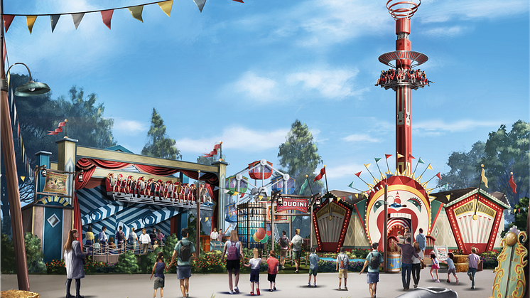Fritt Fall, Houdini och Lilla Pariserhjulet - tre nya attraktioner till Skara Sommarland 2025