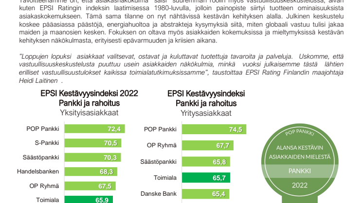 EPSI Kestävyysindeksi - Pankkiala 2022 tulostiivistelmä.pdf