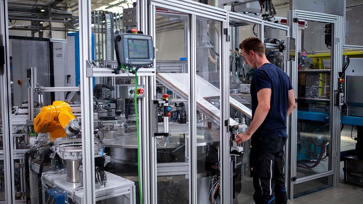 Produksjon i GROHE-fabrikken Lahr i Tyskland.