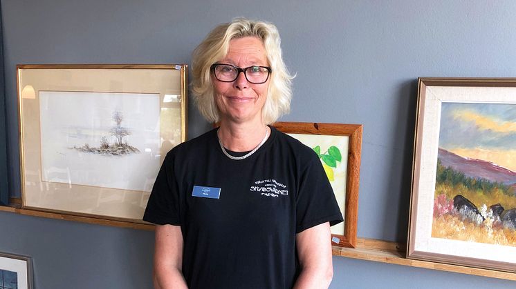 Marita Gullberg, samordnare/handledare på Gotthems Secondhand. Foto: Skyddsvärnet