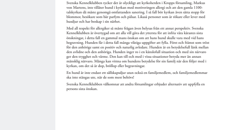 Låt boxern Milo komma in i kyrkan!