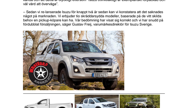 Årets Pickup