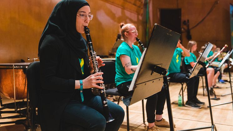 Side by Side: Digital. Musikläger i Göteborg 2020. Foto: Francis Löfvenholm.