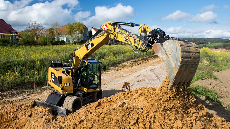 Cat M315F hjulgrävare - tömmer skopa