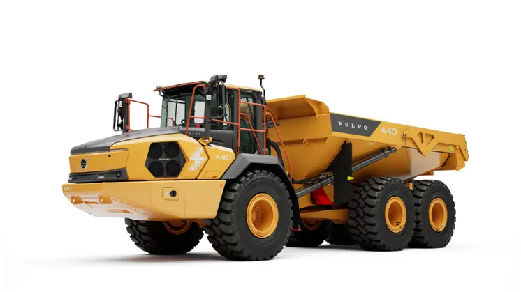 A40 Electric är en av två eldrivna dumpermodeller från Volvo Construction Equipment.