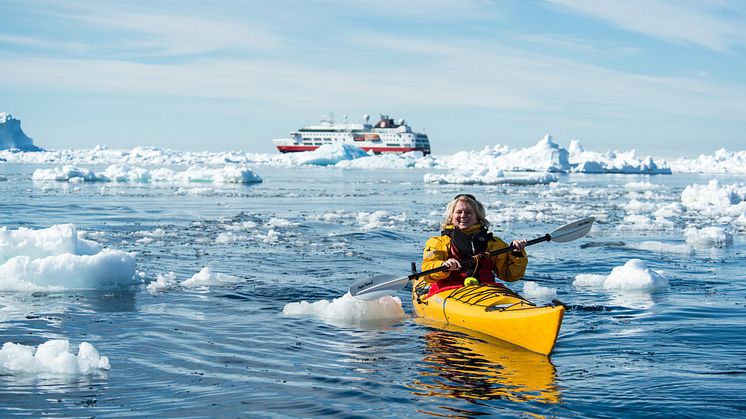 Kayaking in Antarctica
