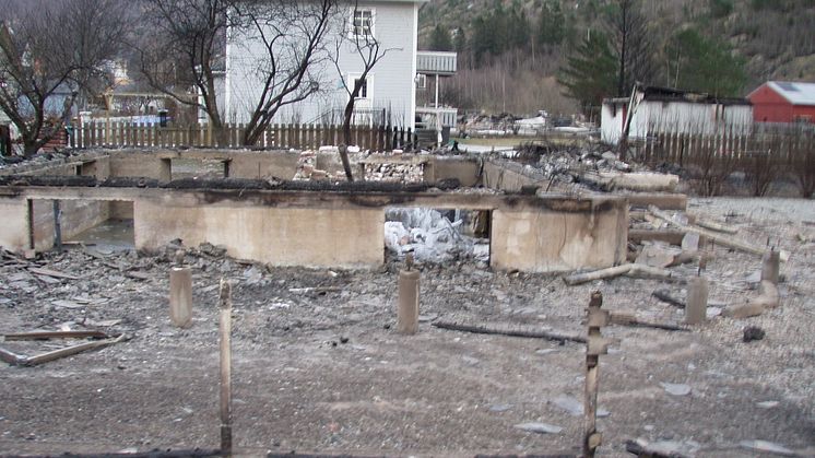 Brannen i Lærdal 2014