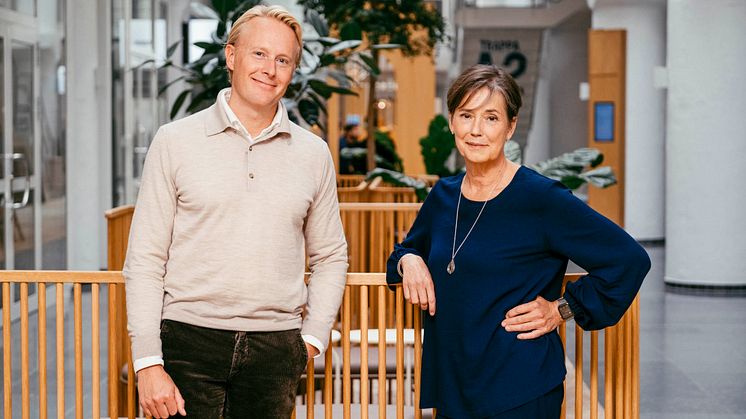 Gabriel Fitzgerald och Monica Lindstedt Foto: Ola Jacobsen