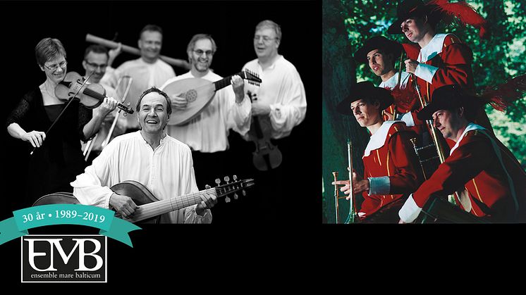 Jubilerande Ensemble Mare Balticum spelar Stormaktstidens musik i Kristianstad 3/5, Lund 4/5 och Ystad 5/5