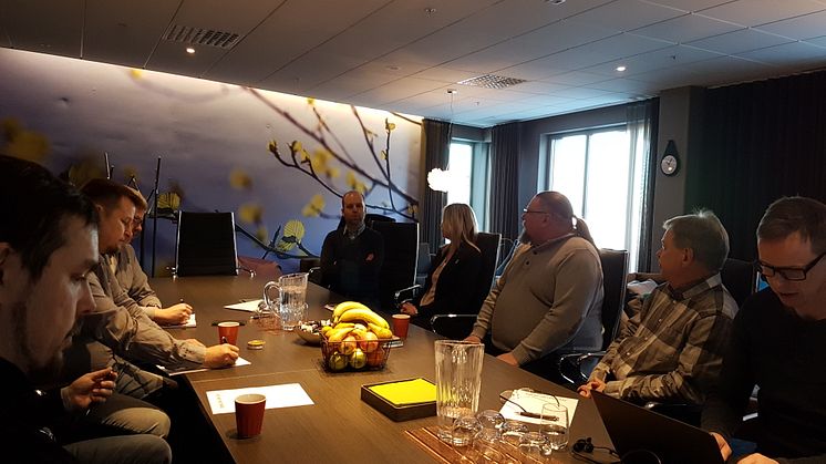 IT utbildningen i Övertorneå träffade arbetsgivare i Luleå på Clarion Sense i veckan