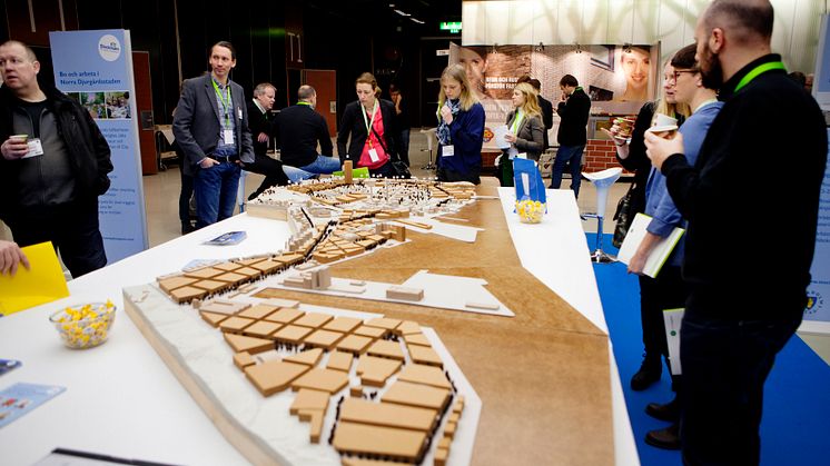 Nuläget i Norra Djurgårdsstaden, Stockholms nya miljöstadsdel, presenterades i en utställning